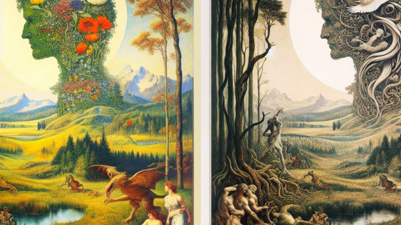 Funkcja przyrody w dziełach literackich, odwołaj się do "Pana Tadeusza" Adama Mickiewicza i "Giaura" Byrona