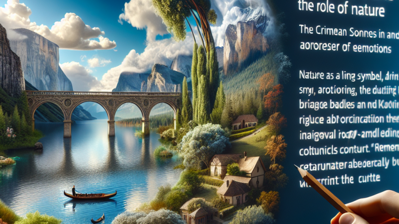 Funkcja przyrody w dziełach literackich