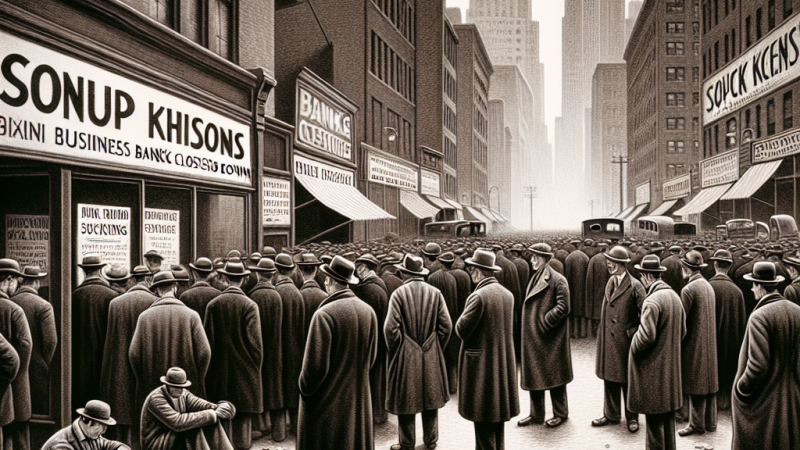 Geneza wielkiego kryzysu ekonomicznego w latach 30. XX wieku.
