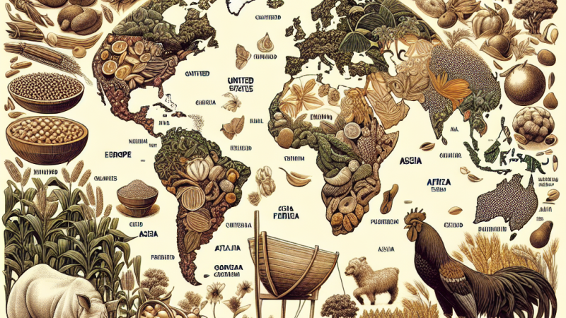 Główne obszary i rośliny uprawne na świecie