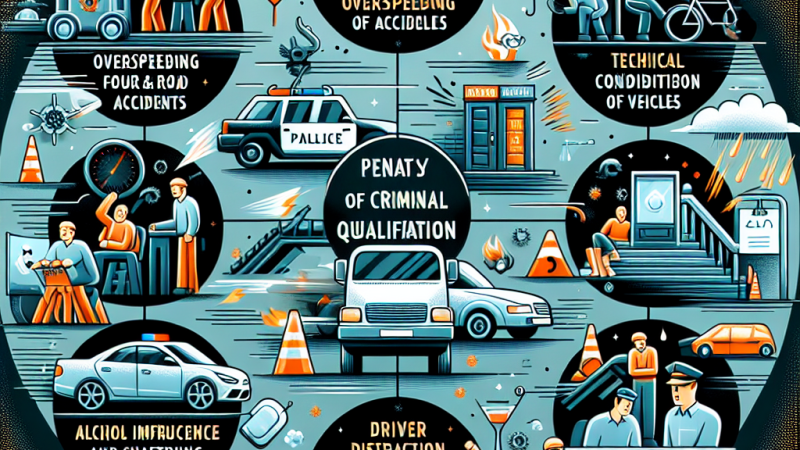 Główne przyczyny wypadków drogowych i kwalifikacje karne