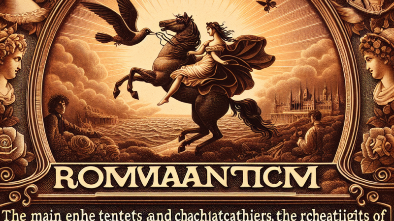 Główne założenia i charakterystyka epoki romantyzmu