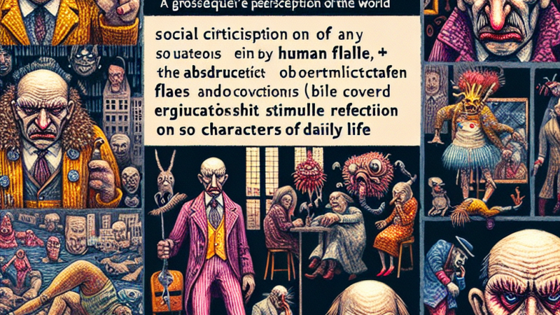 Groteskowy obraz świata. Omów zagadnienie na podstawie znanych Ci fragmentów Ferdydurke Witolda Gombrowicza. W swojej odpowiedzi uwzględnij również wybrany kontekst.