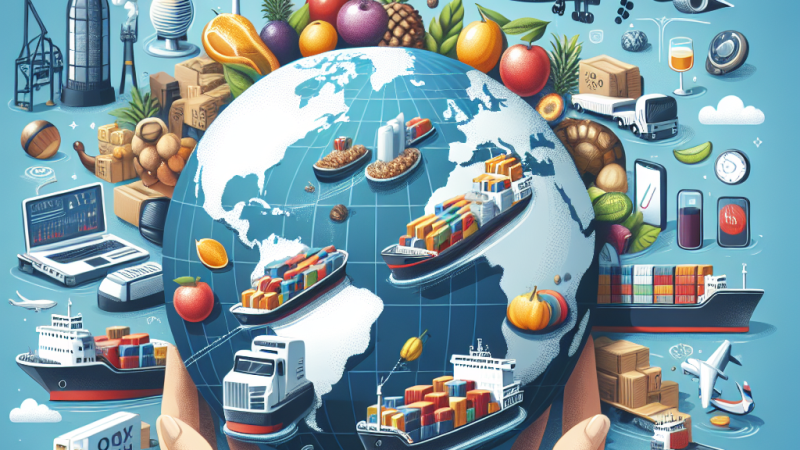 Handel zagraniczny: import i eksport na świecie.