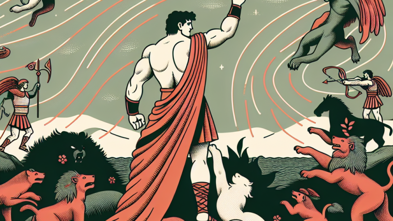 Herakles i jego dobroczynność - krótka historia