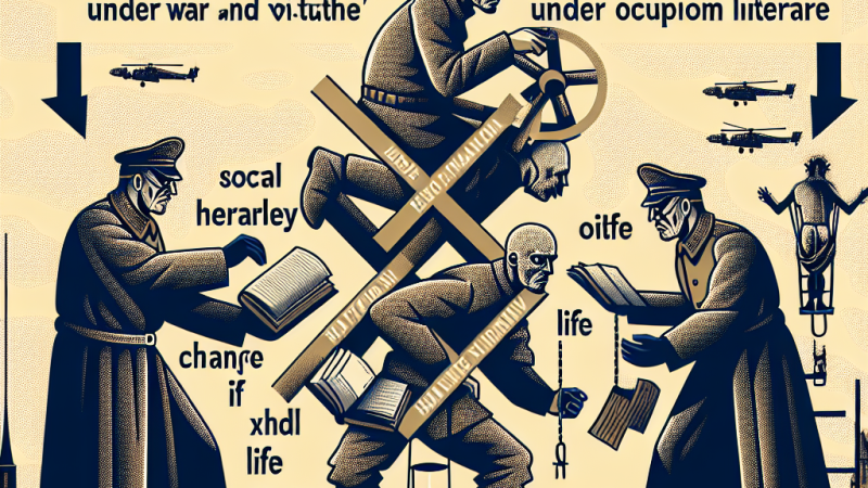 Hierarchia w sytuacjach granicznych w literaturze wojny i okupacji