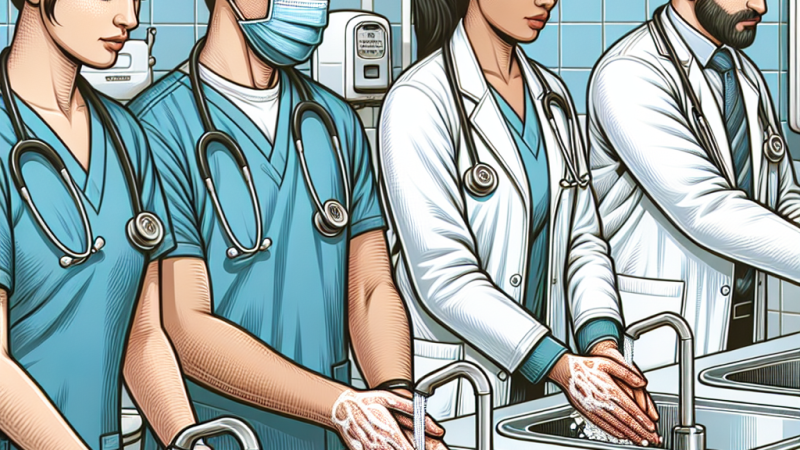 Higiena rąk pracowników medycznych