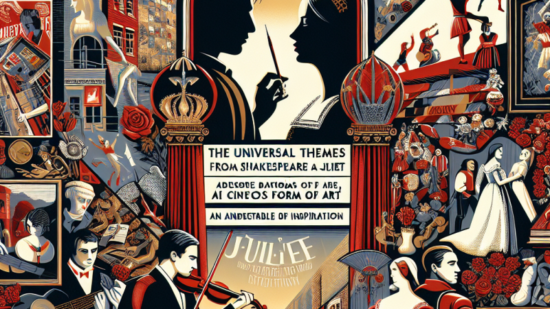 Historia Romea i Julii- wiecznie żywa inspiracja dla ludzi sztuki.