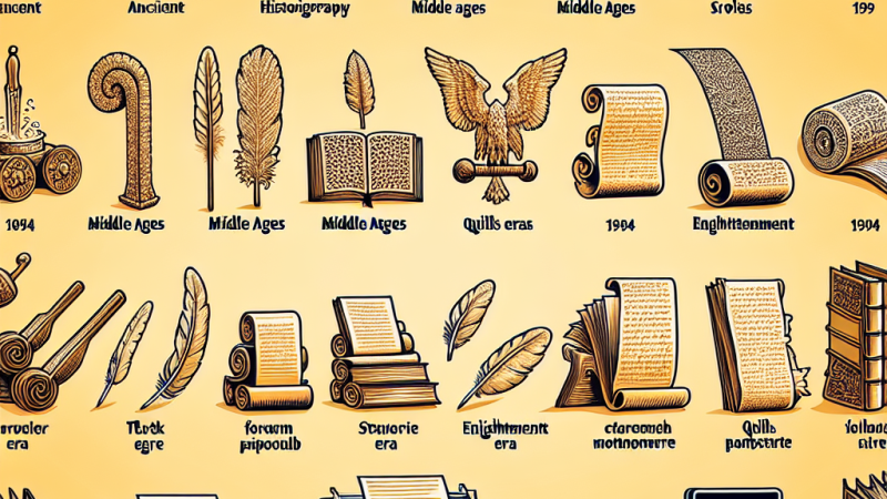 Historyczny rozwój historiografii i badań historycznych na przestrzeni dziejów