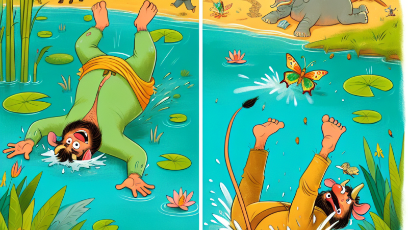 Jak Bombur wpadł do wody