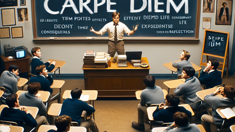 Jak hasło „carpe diem” funkcjonuje w filmie „Stowarzyszenie umarłych poetów”