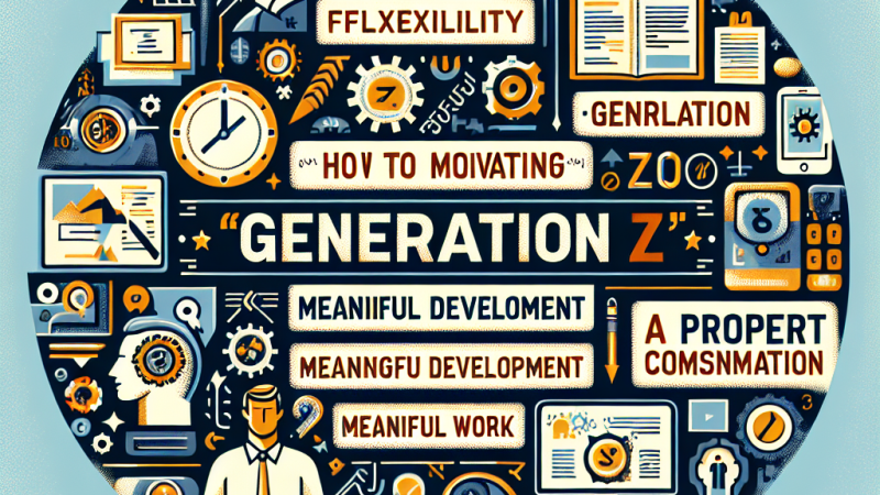 Jak motywować 'pokolenie Z' na rynku pracy