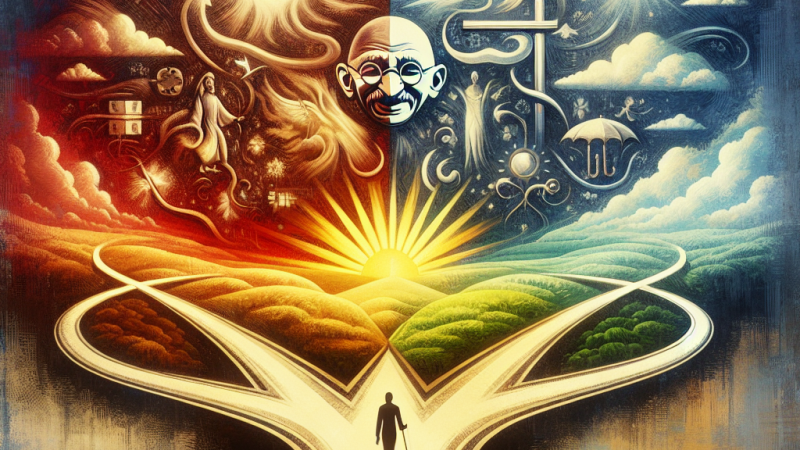 Jak rozumiesz te słowa Gandhiego.: „Dobro i zło muszą istnieć obok siebie, a człowiek musi dokonywać wyborów.”