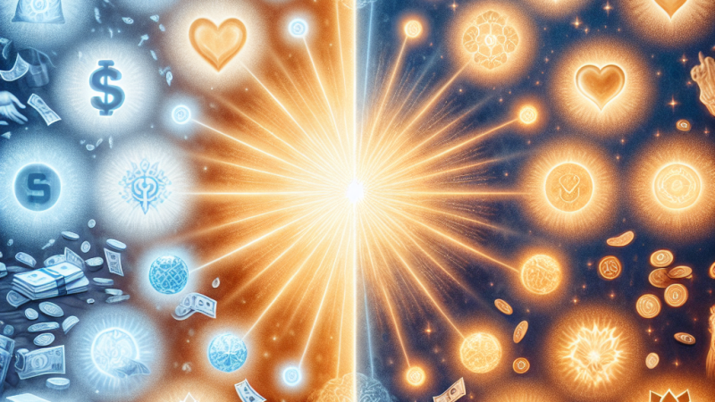 Jak wartości materialne wpływają na wartości duchowe?