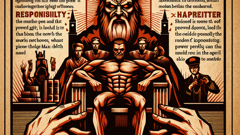 Jak władza wpływa na człowieka - analiza na podstawie "Makbeta" i "Balladyny"