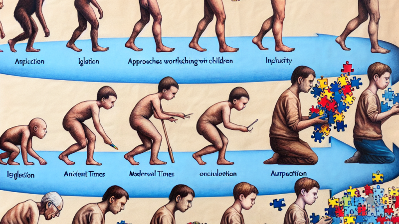 Jak wyglądała transformacja metod pracy z dzieckiem autystycznym na przestrzeni wieków