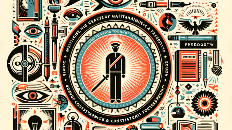 Jak zachować wolność w państwie totalitarnym na podstawie "Rok 1984" i "Inny Świat" Grudzińskiego