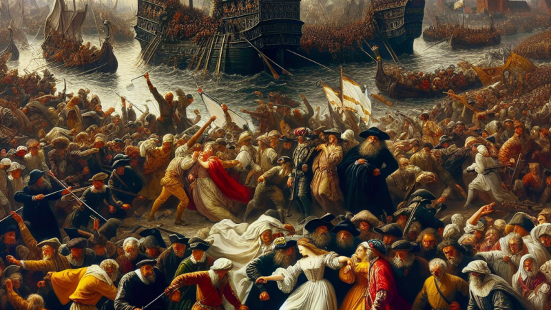 Jaki obraz Polaków XVII wieku wyłania się z ,,Potopu'' Henryka Sienkiewicza?