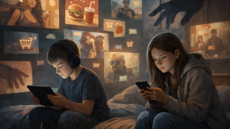 Jaki wpływ na dzieci i młodzież ma nadmierna ekspozycja na reklamy w cyberprzestrzeni?