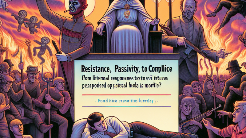 Jakie postawy wobec zła przyjmuje człowiek?