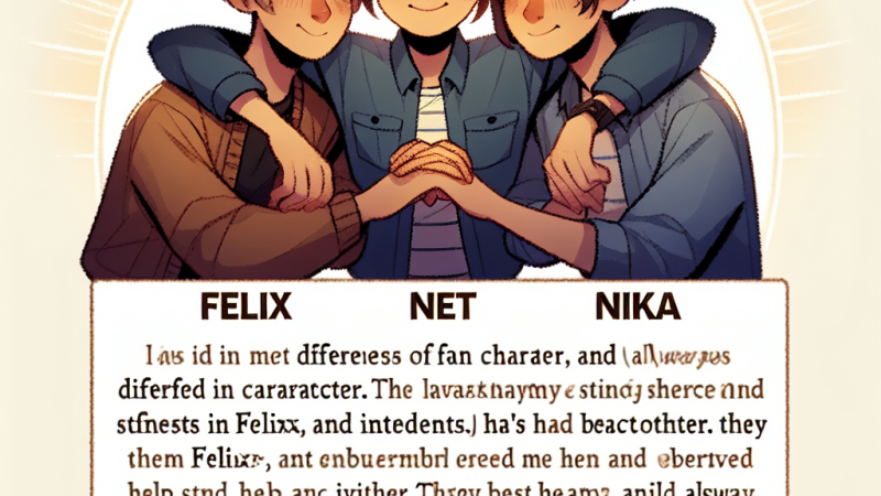 Jakie więzi łączą Felixa, Net i Nikę oraz jak sobie pomagają i wspierają się