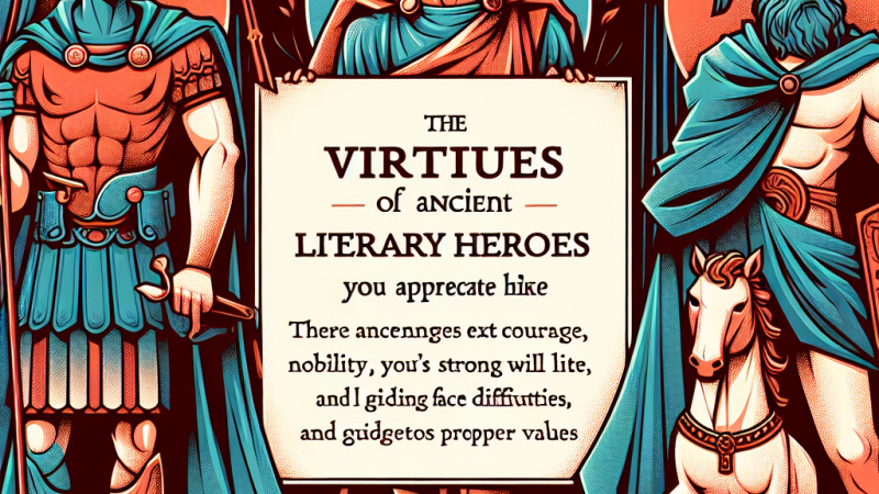 Jakie wzorce postaw bohaterów literatury antycznej cenisz najbardziej