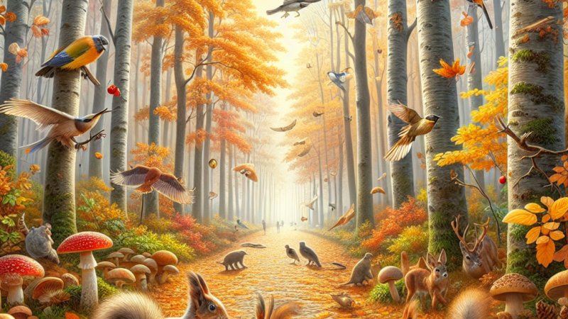 Jesień - czas trwania, zwierzęta, pogoda