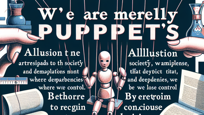 Jesteśmy jedynie marionetkami – uzasadnij tezę poprzez aluzję do "Lalki" Bolesława Prusa, znanych Ci utworów literackich i własnego doświadczenia