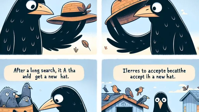 "Kapelusz Pani Wrony" - streszczenie