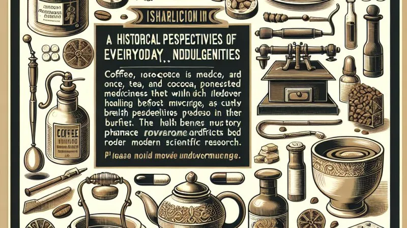 Kawy, herbaty? Używki codzienne z perspektywy historii farmacji
