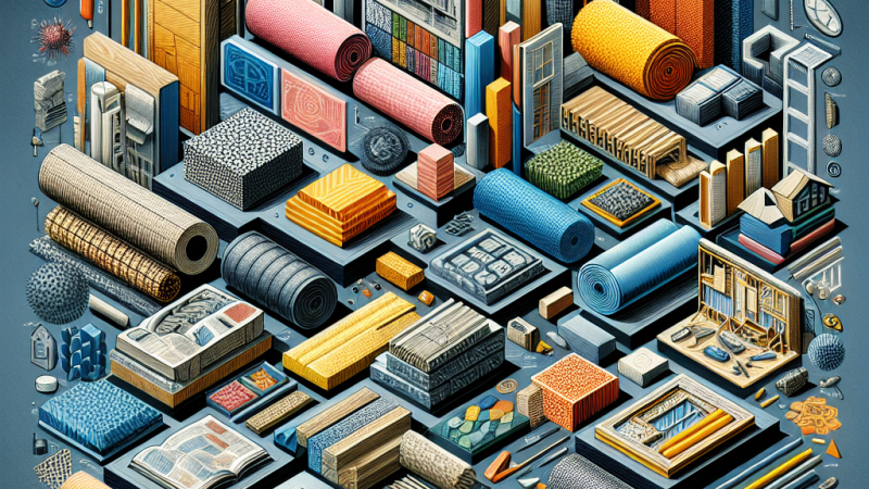 Klasyfikacja materiałów budowlanych izolacyjnych oraz konstrukcyjnych