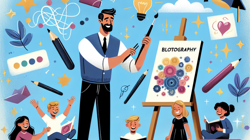 Kleksografia w Akademii pana Kleksa - opis lekcji