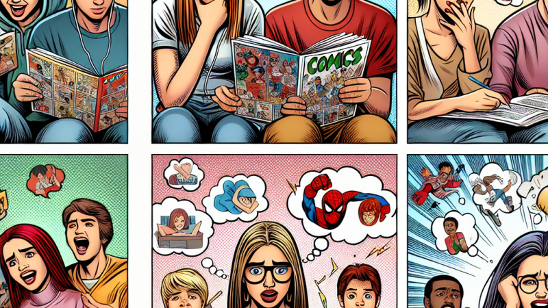 Komiksy, a rozwój młodzieży