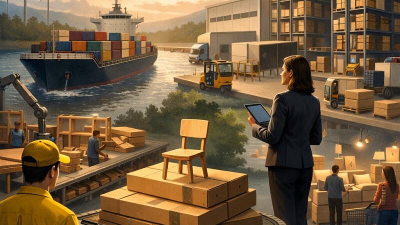 Koncepcja łańcucha dostaw na podstawie firmy IKEA: analiza struktury i strategii działalności