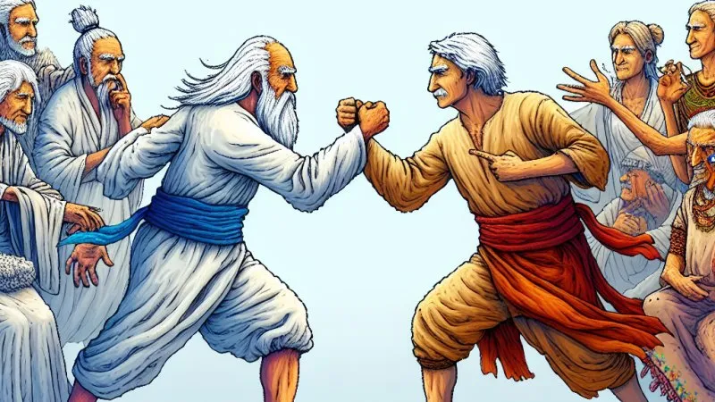 Konflikt między Antenorem a Aleksandrem to konflikt pokoleń