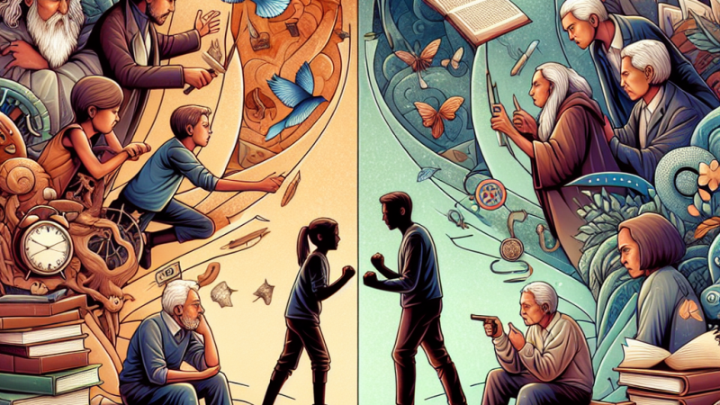 Konflikty międzypokoleniowe na przykładzie utworów literackich różnych epok.