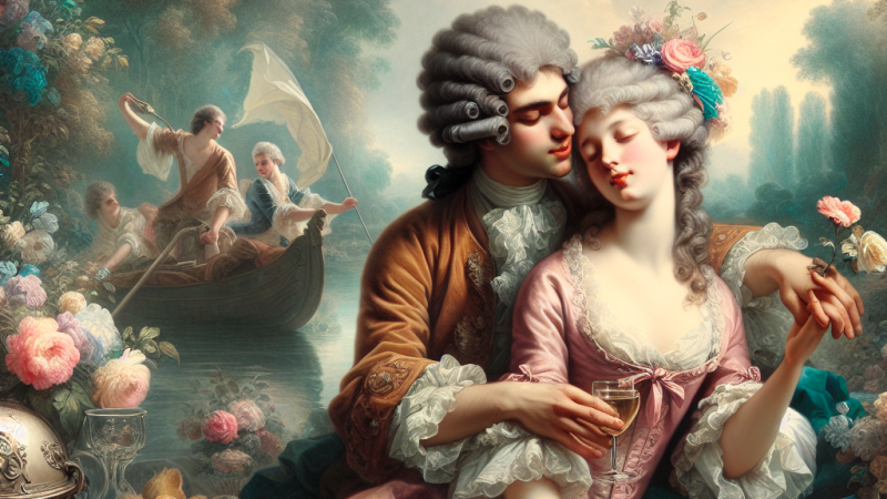 Konwencja w jakiej został namalowany obraz François Bouchera "Zakochani".