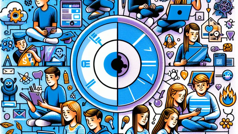 Korzyści i zagrożenia wynikające ze spędzania czasu w sieci