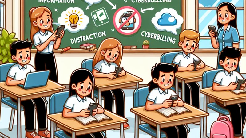 Korzystanie z telefonu w czasie lekcji i przerwy: wady i zalety