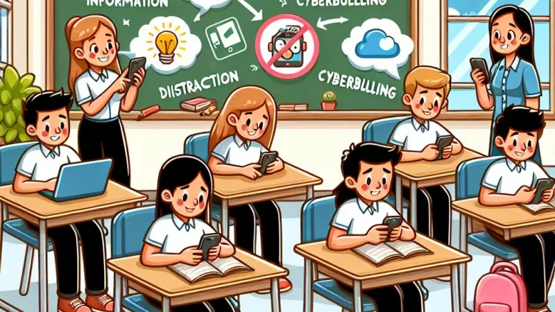 Korzystanie z telefonu w czasie lekcji i przerwy: wady i zalety
