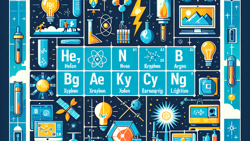Krótka ściągawka: Pierwiastki grupy 18 - Gazy szlachetne w chemii szkolnej