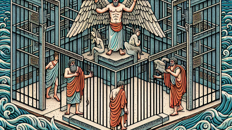 Krótkie opowiadanie odtwórcze na podstawie mitu o Dedalu i Ikarze