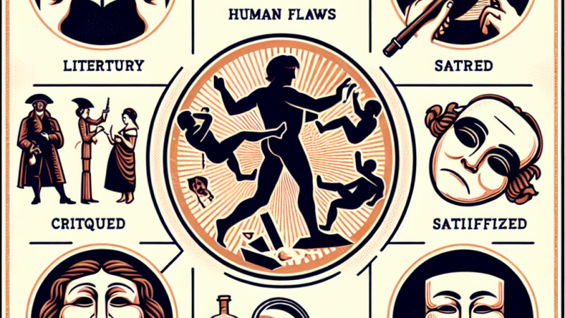 Krytyka, ośmieszanie, demistyfikacja – wady i przywary ludzkie pokonywane przez twórców przez epoki