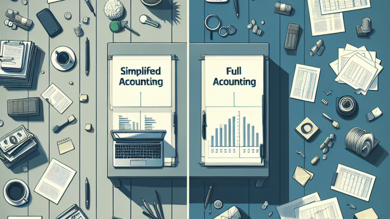 Księgowość uproszczona a pełna księgowość