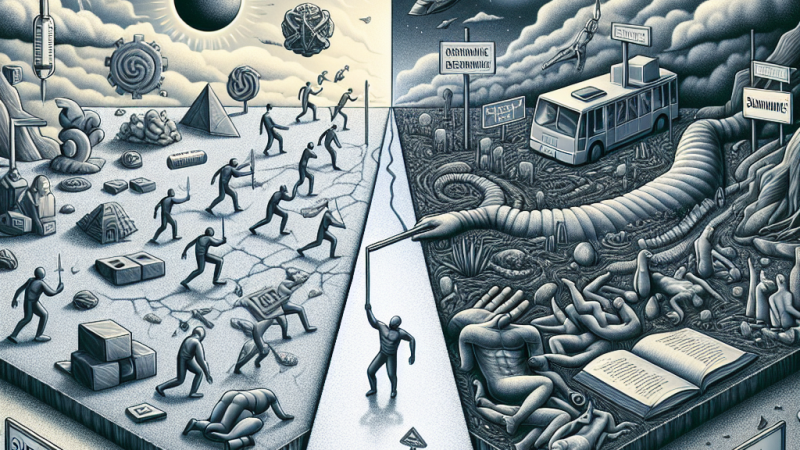 Kształtowanie rzeczywistości czy poddanie się jej – dwie drogi człowieka.