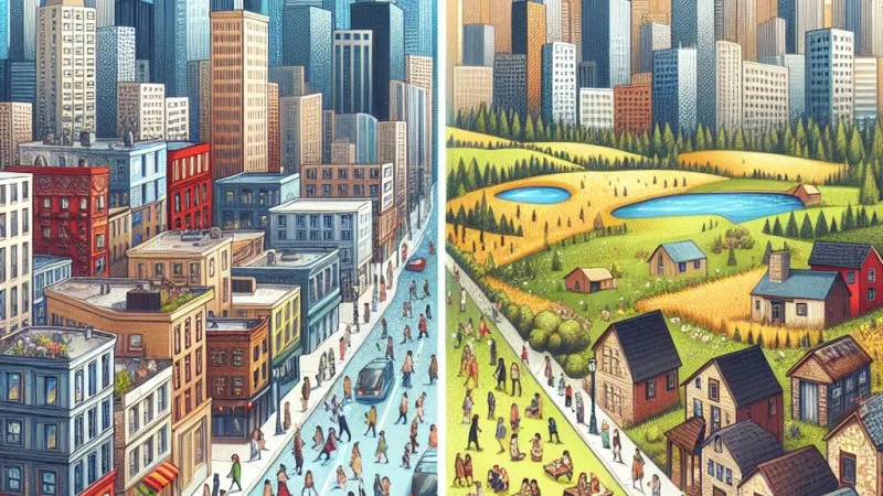 Lepiej mieszka się w dużym mieście czy w małej miejscowości?