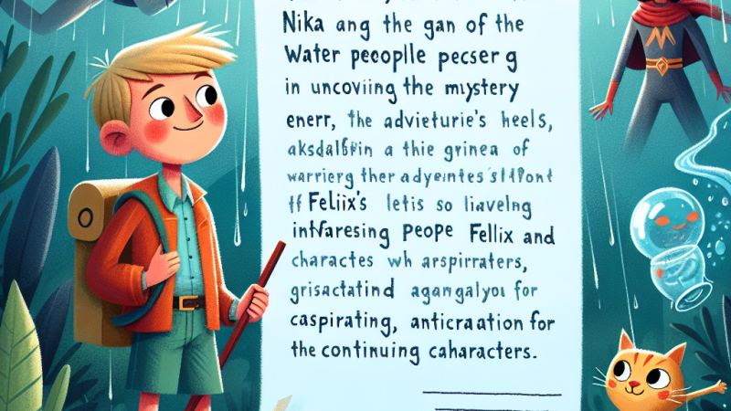 List do bohatera książki "Felix, Net i Nika oraz Gang Niewidzialnych Ludzi"