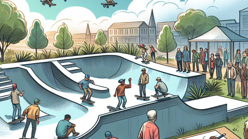 List do urzędu dzielnicy/gminy w sprawie utworzenia skateparku w pobliżu mojej szkoły.