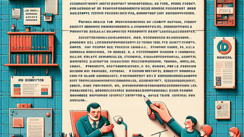 List oficjalny do dyrektora szkoły o zorganizowanie kiermaszu na rzecz osób niepełnosprawnych.