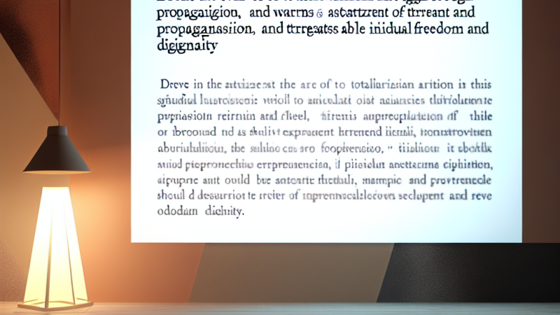 Literacka ocena systemów totalitarnych. Omów zagadnienie na podstawie powieści Rok 1984 George’a Orwella. W swojej odpowiedzi uwzględnij również wybrany kontekst.